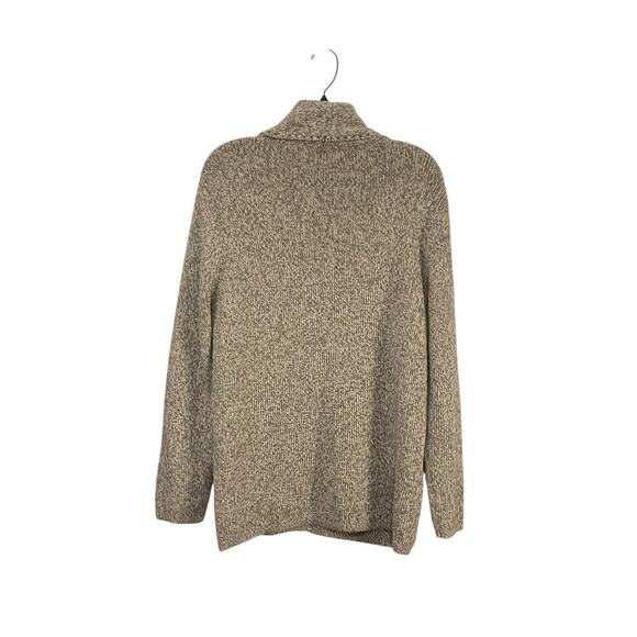 Peruvian Link Alpaca Collection Cardigan Sweater Womens OS L/XL Brown Pockets - Picture 3 of 7